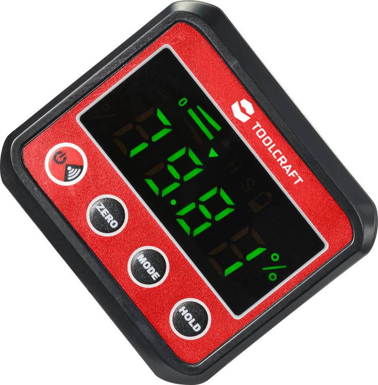 Produktbild: TOOLCRAFT TO-7308984 Digitale Wasserwaage mit Magnet 68.4mm 360&deg; 0.1