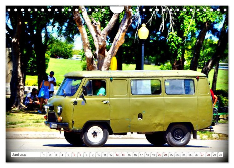 Produktbild: 60 Jahre Buchanka - Der Kult-Transporter der UdSSR UAZ-452 (Wandkalender 2026 DIN A4 quer), CALVENDO Monatskalender