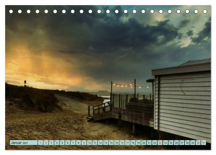 Produktbild: Magische K&uuml;ste Zeeland (Tischkalender 2027 DIN A5 quer), CALVENDO Monatskalender