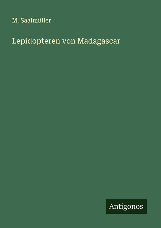 Produktbild: Lepidopteren von Madagascar