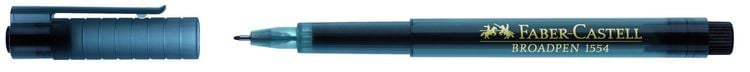 Produktbild: Faber-Castell Fineliner Broadpen 1554 schwar