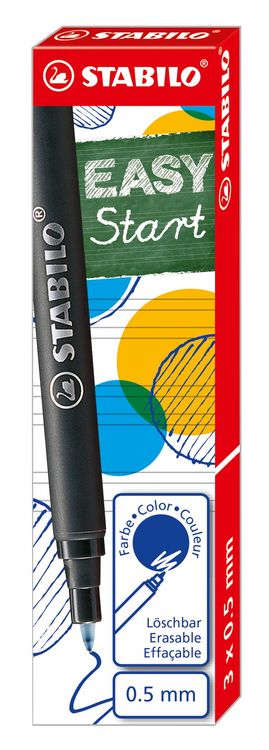 Produktbild: STABILO Patronen zum Nachf&uuml;llen -   EASYoriginal Refill - medium - 3er Pack - Schreibfarbe blau (l&ouml;schbar)