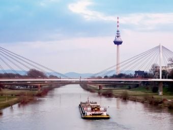 Produktbild: CALVENDO Puzzle Mannheim - Fernsehturm Mannheim | 1000 Teile Lege-Gr&ouml;&szlig;e 64x48cm Foto-Puzzle f&uuml;r gl&uuml;ckliche Stunden