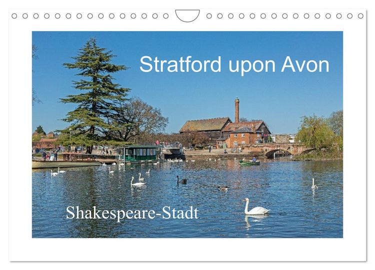 Produktbild: Stratford upon Avon - Shakespeare-Stadt (Wandkalender 2026 DIN A4 quer), CALVENDO Monatskalender
