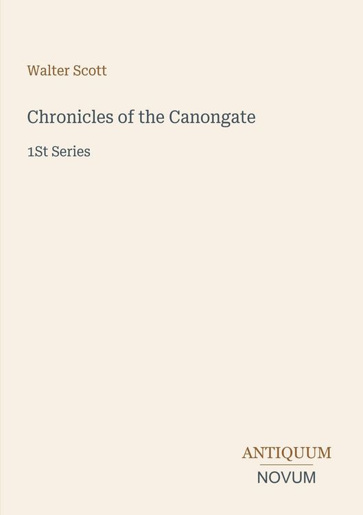 Produktbild: Chronicles of the Canongate