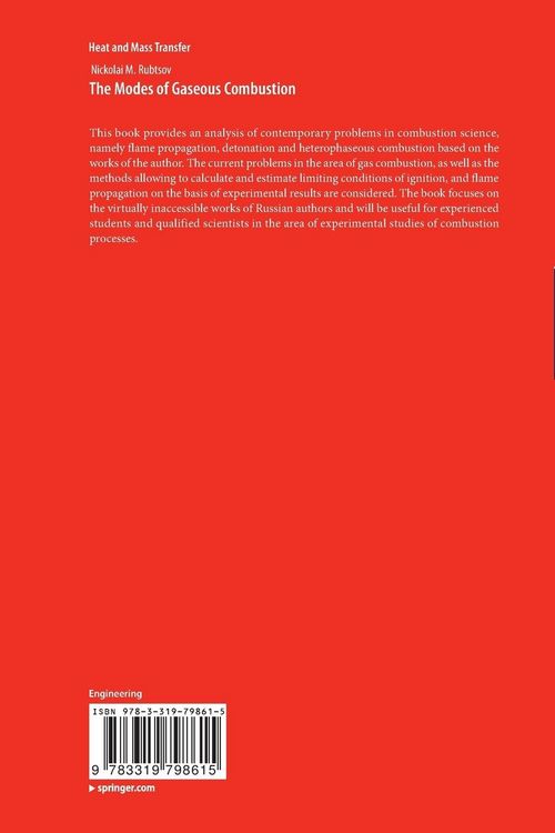 Produktbild: The Modes of Gaseous Combustion