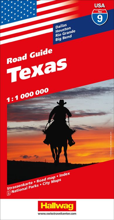 Produktbild: Hallwag Strassenkarte USA, Texas 1:1 Mio.