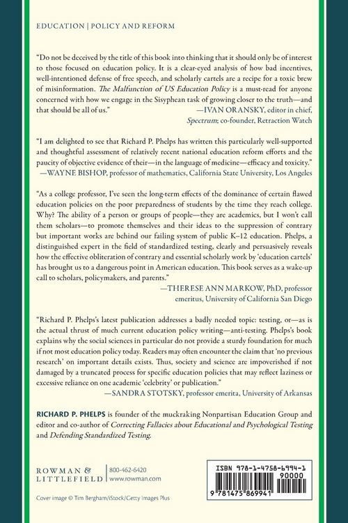 Produktbild: Malfunction of US Education Policy