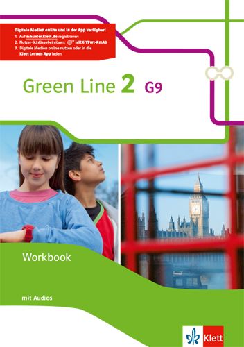Produktbild: Green Line 2 G9. Workbook + Nutzerschl&uuml;ssel Klasse 6