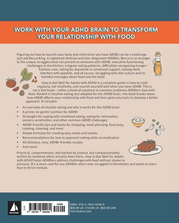 Produktbild: How to Eat Well for Adults with ADHD
