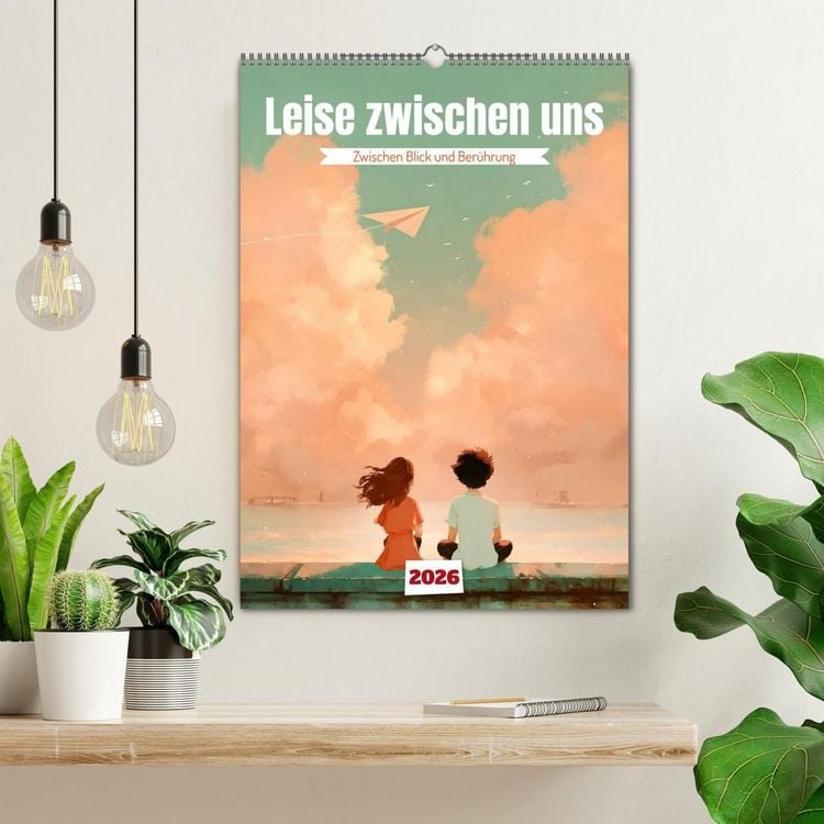 Produktbild: Leise zwischen uns (Wandkalender 2026 DIN A2 hoch), CALVENDO Monatskalender