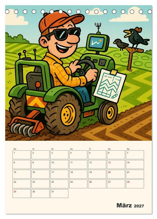 Produktbild: Berufe mal anders &ndash; Ein Jahr voller Job-Klischees (Tischkalender 2027 DIN A5 hoch), CALVENDO Monatskalender