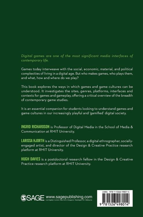 Produktbild: Understanding Games and Game Cultures