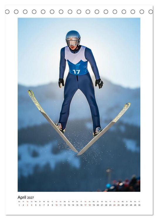 Produktbild: Wintersport Adrenalin (Tischkalender 2027 DIN A5 hoch), CALVENDO Monatskalender