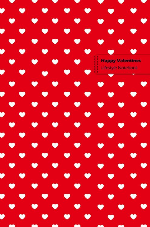Produktbild: Happy Valentines Lifestyle Notebook, Write-in, Dotted Lines, Wide-ruled 180 Pages