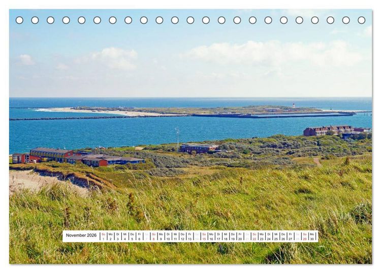 Produktbild: Hochsee-Insel Helgoland (Tischkalender 2026 DIN A5 quer), CALVENDO Monatskalender