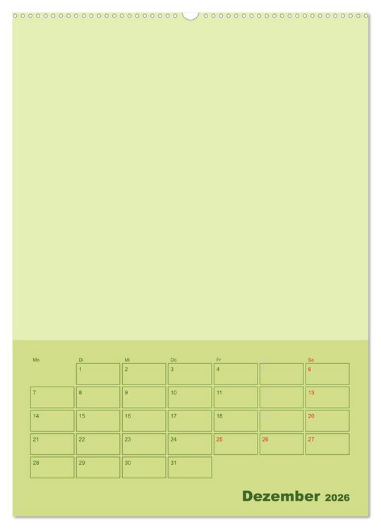 Produktbild: Bastel Terminkalender (Wandkalender 2026 DIN A2 hoch), CALVENDO Monatskalender