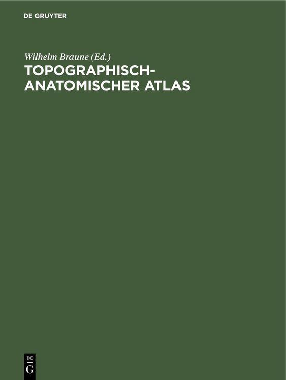 Produktbild: Topographisch-Anatomischer Atlas
