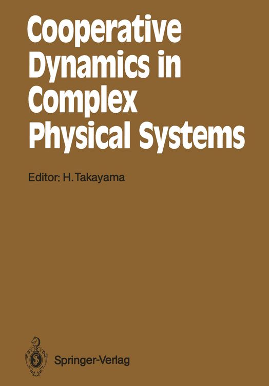 Produktbild: Cooperative Dynamics in Complex Physical Systems