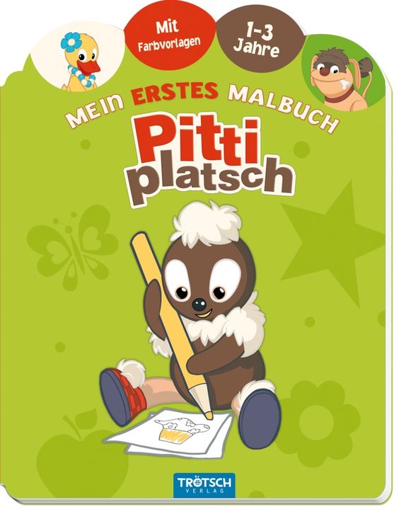 Produktbild: Tr&ouml;tsch Mein erstes Malbuch Pittiplatsch