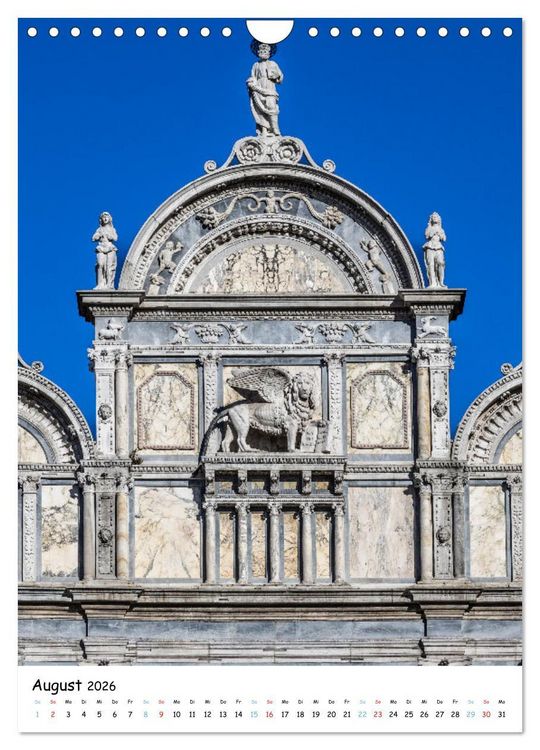 Produktbild: Venedig - Magische Impressionen (Wandkalender 2026 DIN A4 hoch), CALVENDO Monatskalender