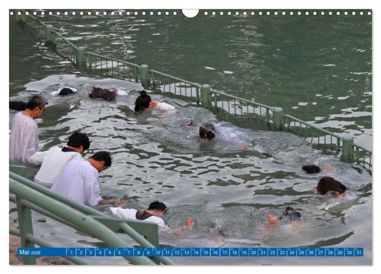 Produktbild: See Genezareth und Jordan-Fluss. Orte der Bibel (Wandkalender 2026 DIN A3 quer), CALVENDO Monatskalender