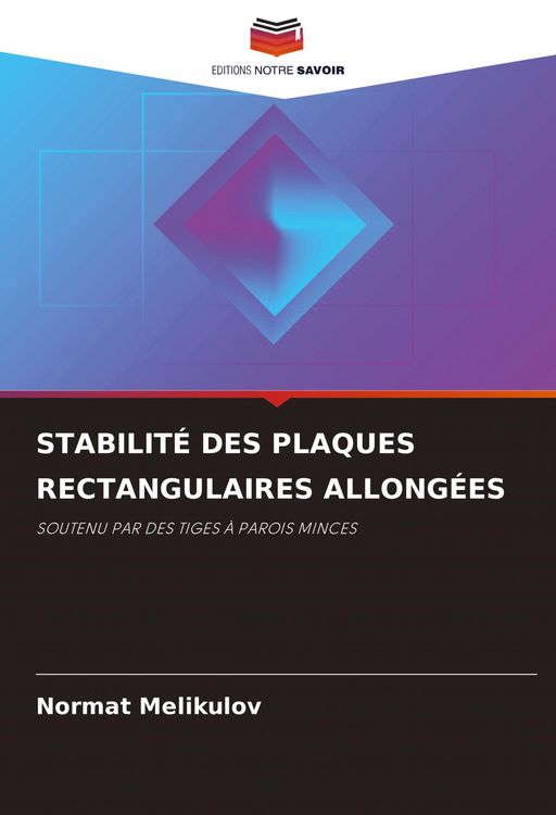 Produktbild: Stabilit&eacute; des Plaques Rectangulaires Allong&eacute;es