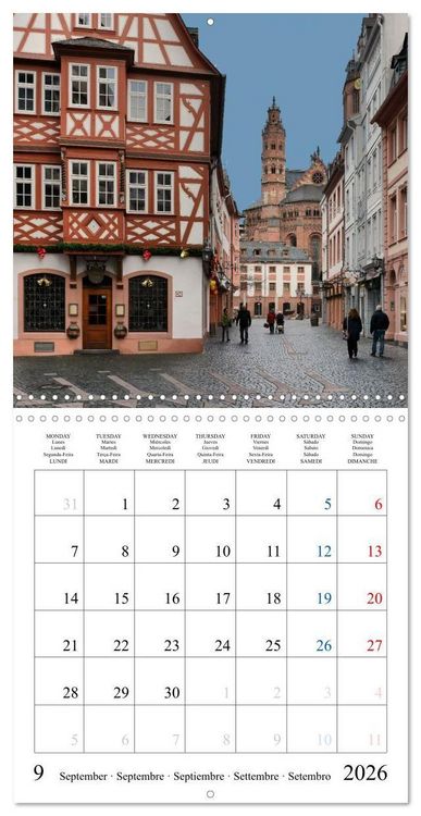 Produktbild: Worth a Visit - Romantic Cities in Germany (Wall Calendar 2026 12 &times; 12 Inch) CALVENDO 12 Month Wall Calendar