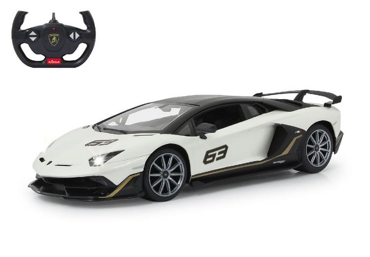 Jamara - Lamborghini Aventador SVJ Performance 1:14 weiß 2,4GHz A