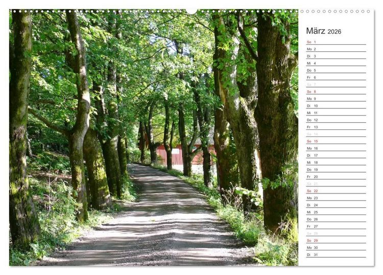 Produktbild: Unterwegs in Schweden (hochwertiger Premium Wandkalender 2026 DIN A2 quer), Kunstdruck in Hochglanz