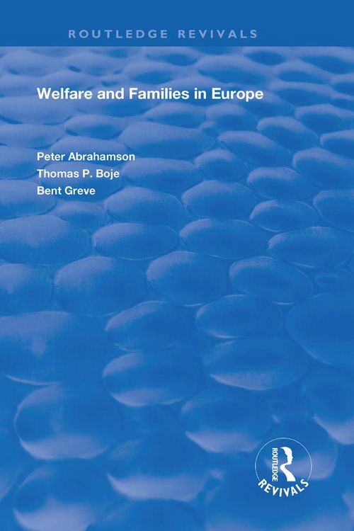 Produktbild: Welfare and Families in Europe