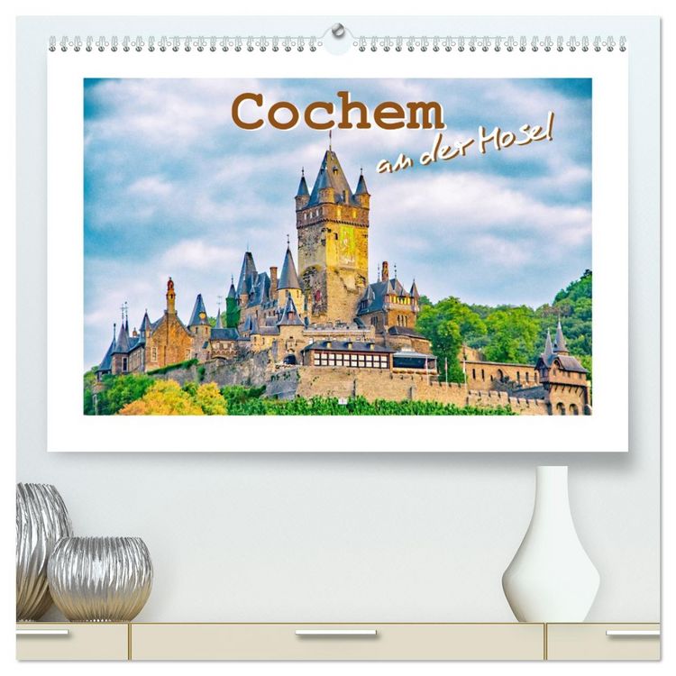 Produktbild: Cochem - an der Mosel (hochwertiger Premium Wandkalender 2026 DIN A2 quer), Kunstdruck in Hochglanz