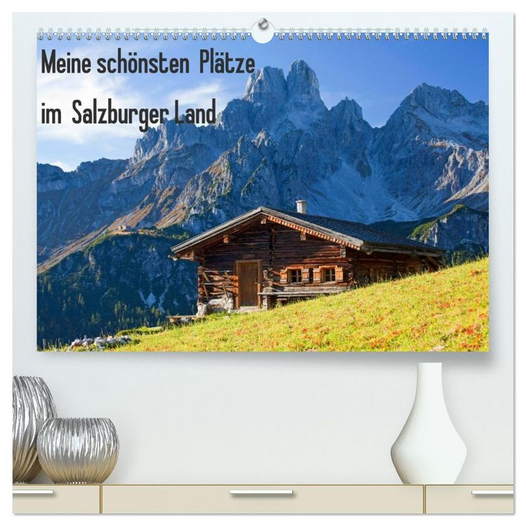 Produktbild: Meine sch&ouml;nsten Pl&auml;tze im Salzburger Land (hochwertiger Premium Wandkalender 2026 DIN A2 quer), Kunstdruck in Hochglanz