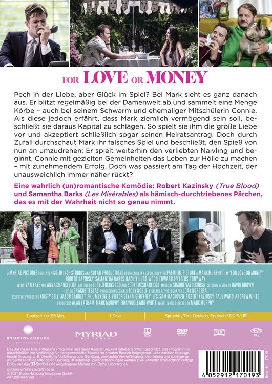 Produktbild: For Love Or Money