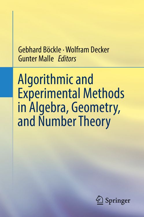 Produktbild: Algorithmic and Experimental Methods in Algebra, Geometry, and Number Theory
