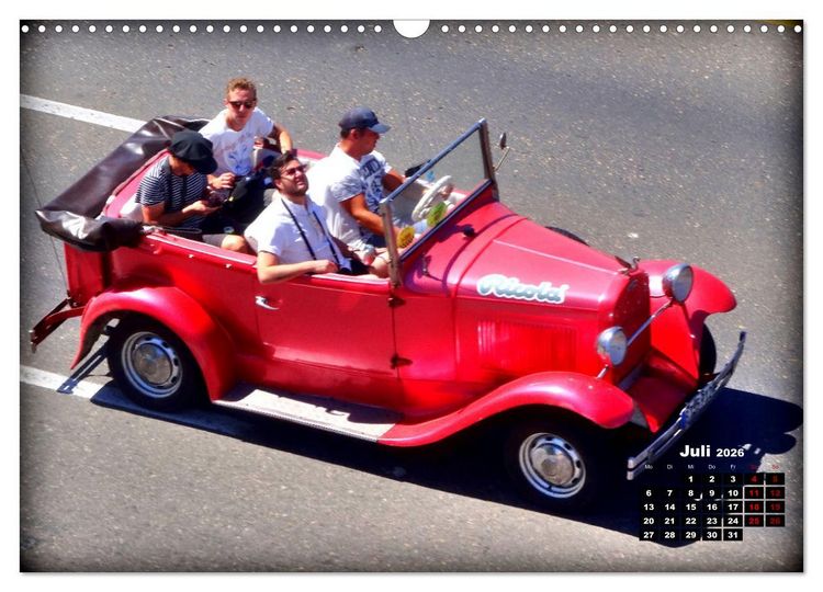 Produktbild: Pink Lady - Ford Modell A in Havanna (Wandkalender 2026 DIN A3 quer), CALVENDO Monatskalender