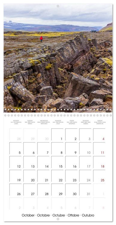 Produktbild: COLOURS OF ICELAND (Wall Calendar 2026 12 &times; 12 Inch) CALVENDO 12 Month Wall Calendar