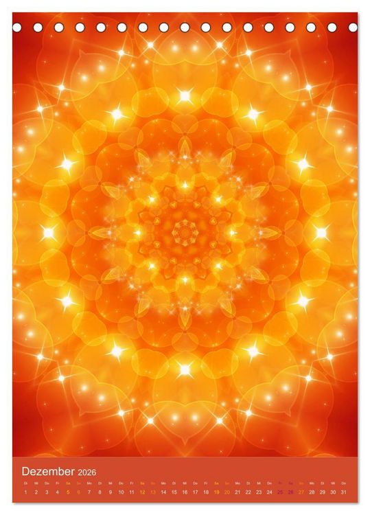 Produktbild: Lichtvolle Mandalas (Tischkalender 2026 DIN A5 hoch), CALVENDO Monatskalender