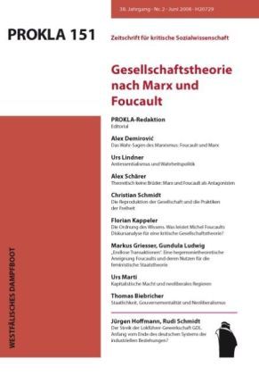 Produktbild: Gesellschaftstheorie nach Marx und Foucault