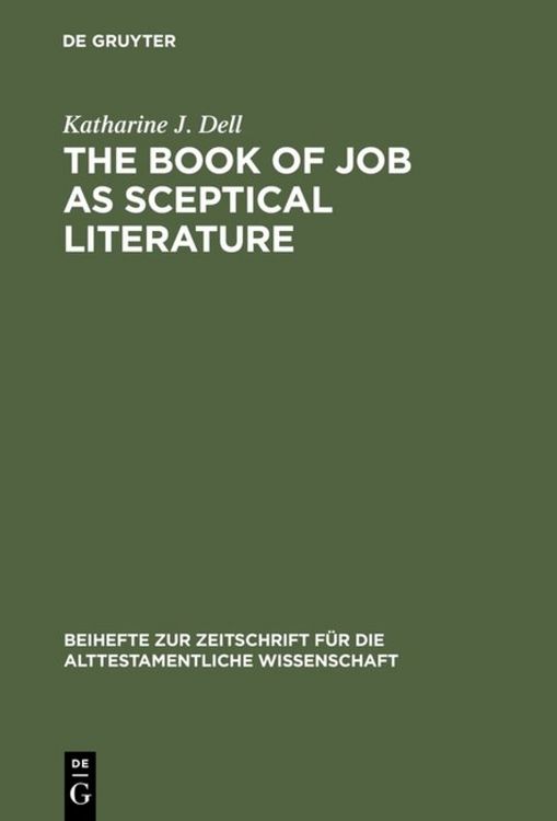 Produktbild: The Book of Job as Sceptical Literature