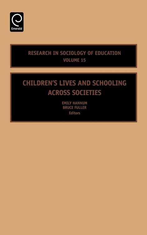 Produktbild: Children's Lives and Schooling across Societies