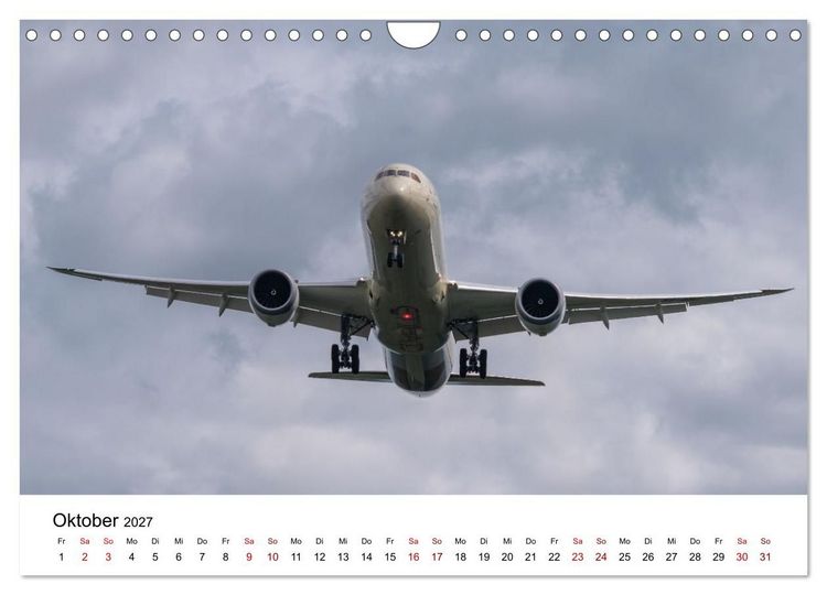 Produktbild: Boeing 787 Kalender (Wandkalender 2027 DIN A4 quer), CALVENDO Monatskalender