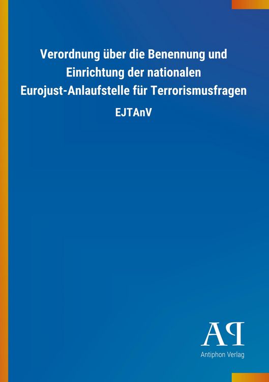Produktbild: Verordnung &uuml;ber die Benennung und Einrichtung der nationalen