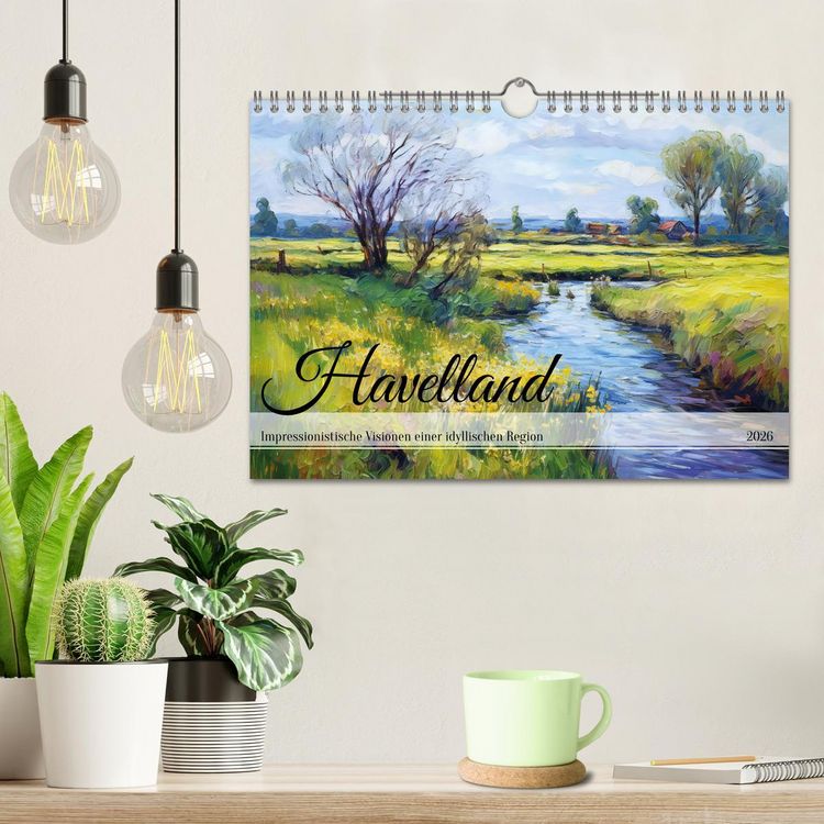Produktbild: Havelland - Impressionistische Visionen einer idyllischen Region (Wandkalender 2026 DIN A4 quer), CALVENDO Monatskalender