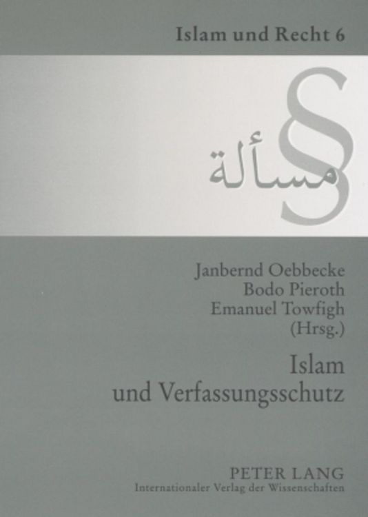 Produktbild: Islam und Verfassungsschutz