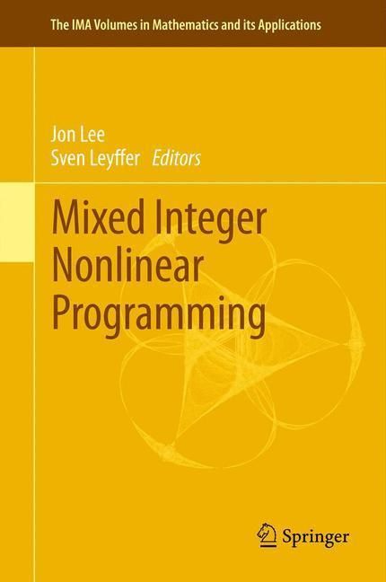 Produktbild: Mixed Integer Nonlinear Programming