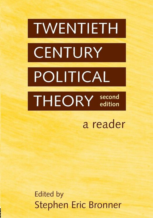 Produktbild: Twentieth Century Political Theory