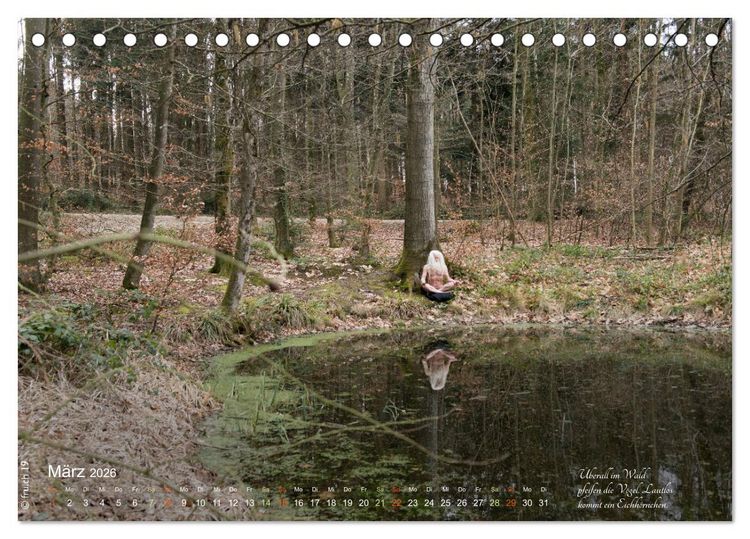 Produktbild: HAIKU AM TEICH (Tischkalender 2026 DIN A5 quer), CALVENDO Monatskalender