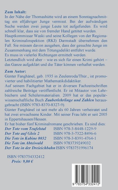 Produktbild: Die Toten bei der Thomash&uuml;tte