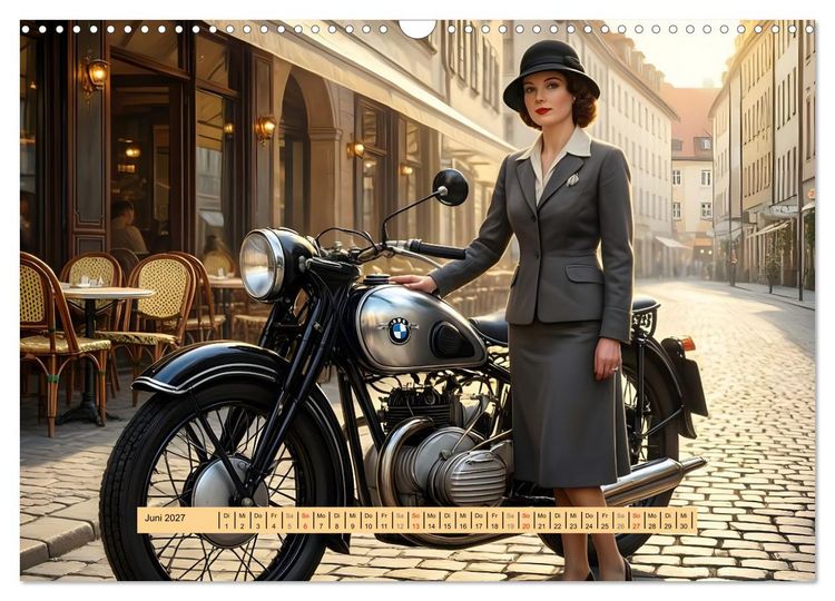 Produktbild: Lack und Leinwand &ndash; Motorr&auml;der (Wandkalender 2027 DIN A3 quer), CALVENDO Monatskalender